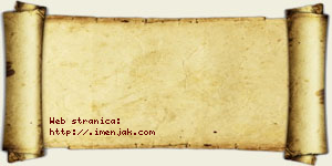 Valentina Roknić vizit kartica